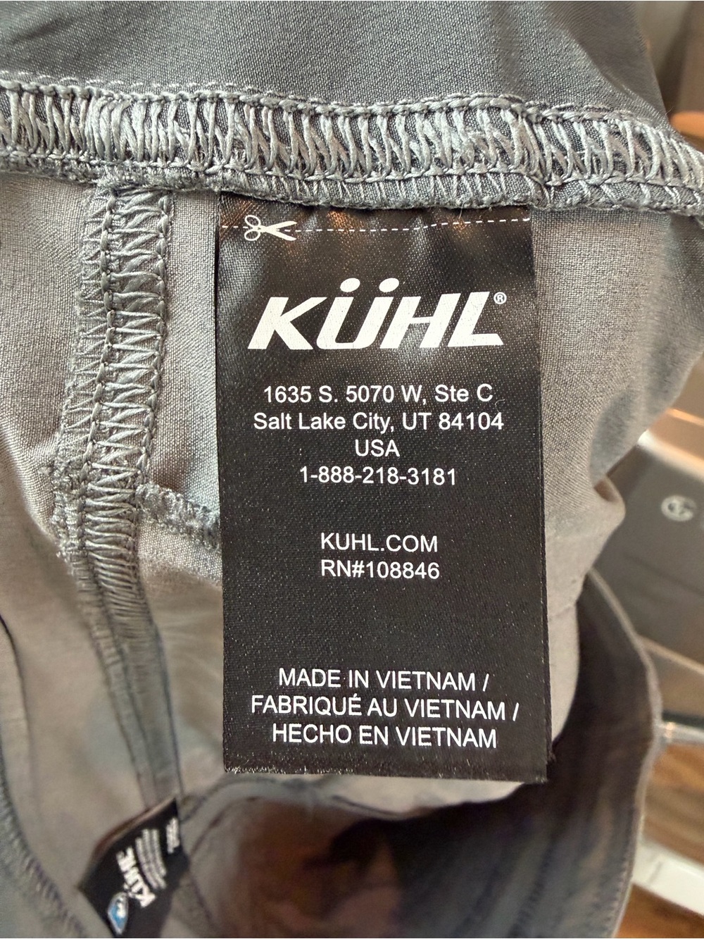 Kuhl Freeflex Convertible Roll Up Slate Hiking Pants - Picture 11 of 14
